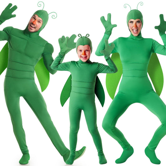 Grüne Insekten-Gruppenkostüme