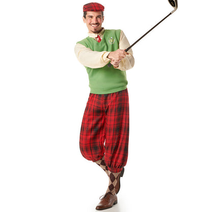 Golfspieler-Karomuster Gruppenkostüme