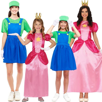 Luigi und Prinzessin Peach Gruppenkostüme