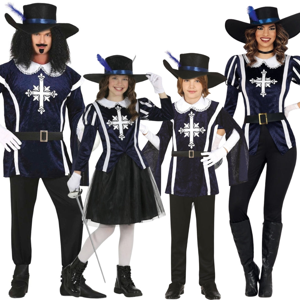 D’Artagnan-Musketier-Gruppenkostüme