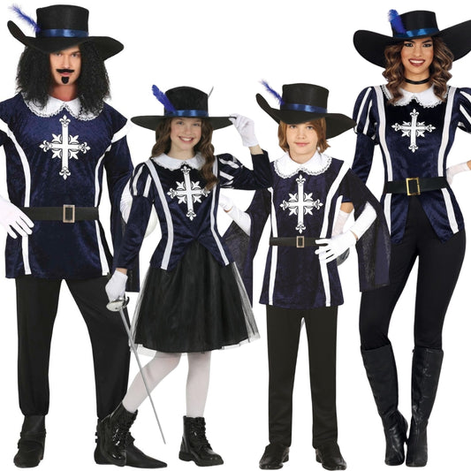 D’Artagnan-Musketier-Gruppenkostüme