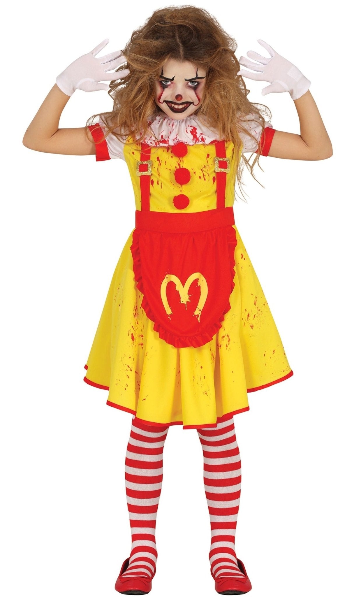 Blutige Burger-Clowns Gruppenkostüme