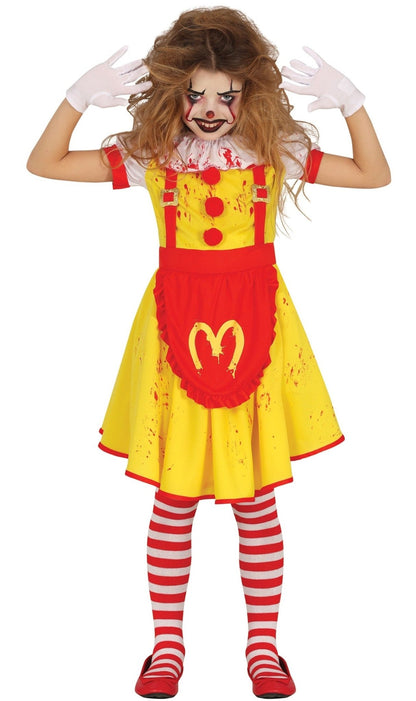 Blutige Burger-Clowns Gruppenkostüme