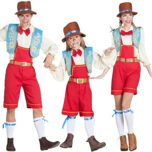 Pinocchio-Latzhose Gruppenkostüme