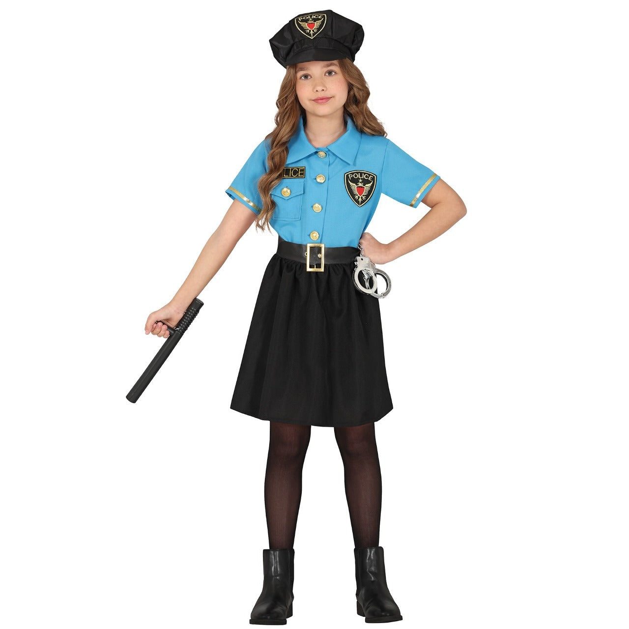 Blaue Polizeibeamten-Gruppenkostüme
