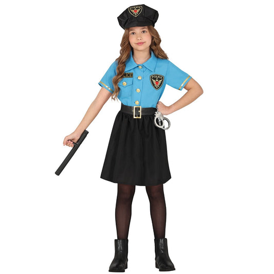 Blaue Polizeibeamten-Gruppenkostüme
