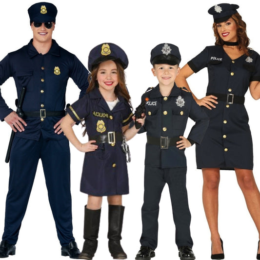 Offizielle Polizei-Gruppenkostüme