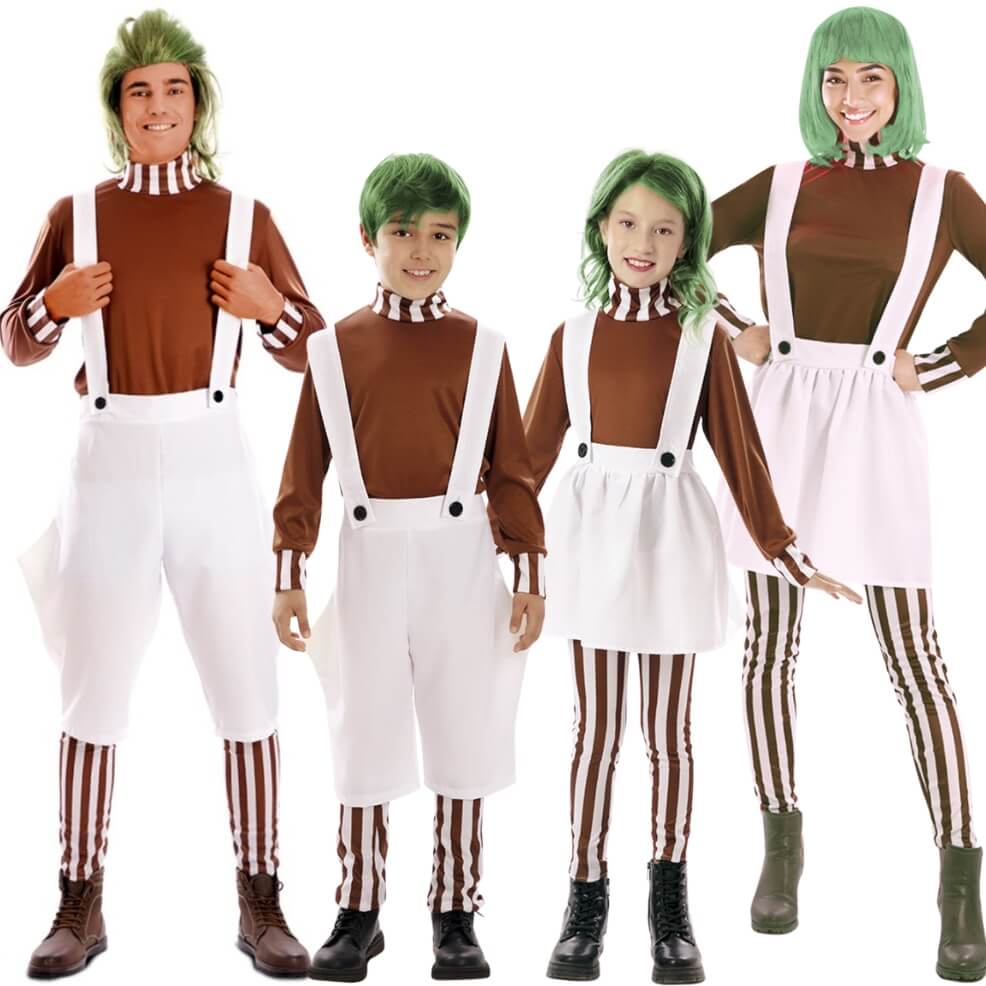 Oompa-Loompa Gruppenkostüme