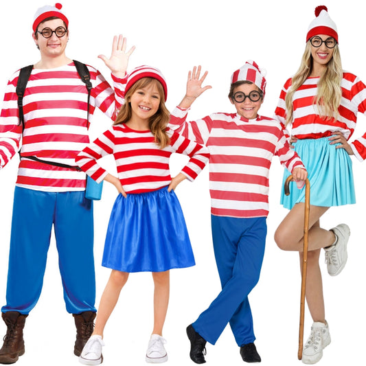 Wally-Streifen-Gruppenkostüme