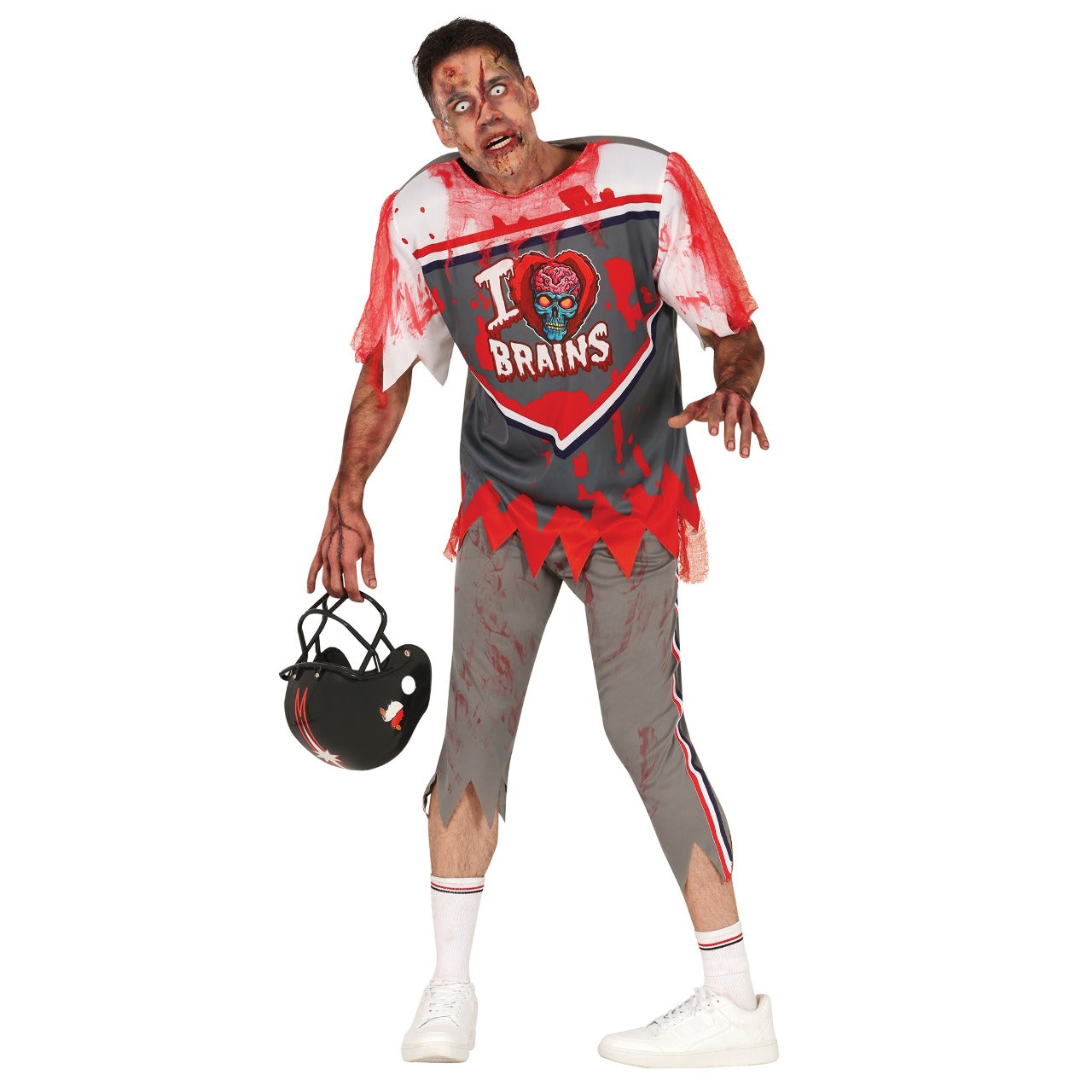 Zombie-Cheerleader und Rugbyspieler Gruppenkostüme