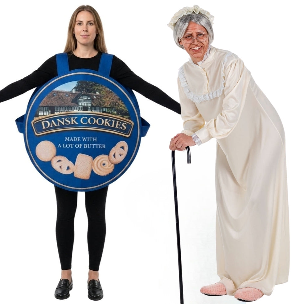 Oma und Keksdose Paarkostüme