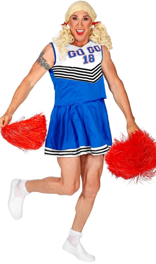 Lustige Cheerleader-Paarkostüme
