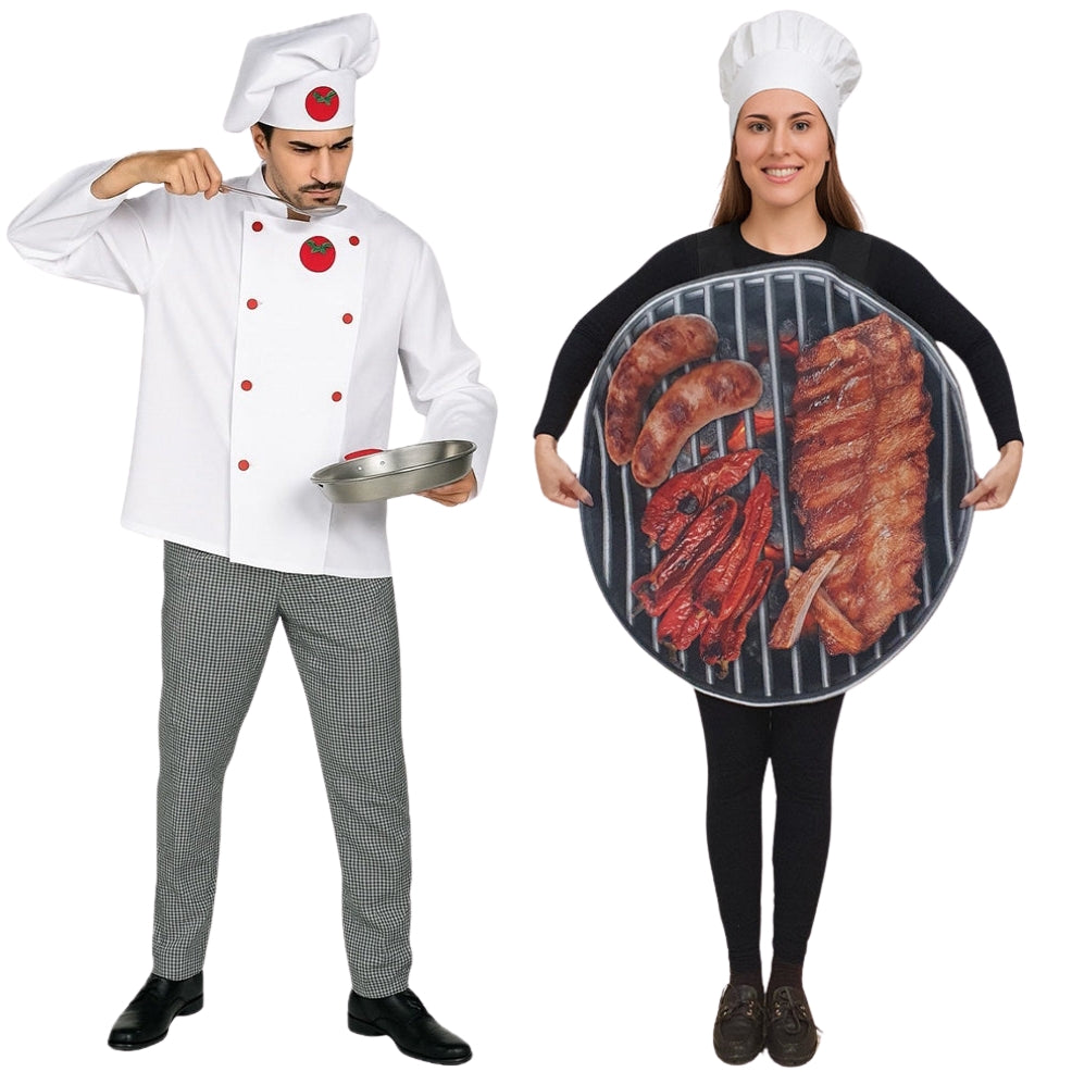 Koch und Grill Paarkostüme