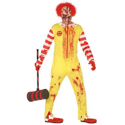 Blutige Burger-Clowns Paarkostüme