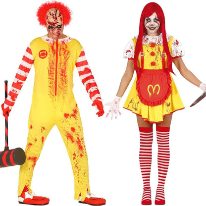 McDonald's Clown-Paarkostüme