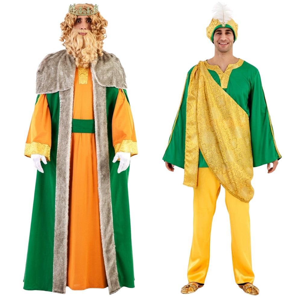 König Balthasar und Page Lux – Paar-Kostüme