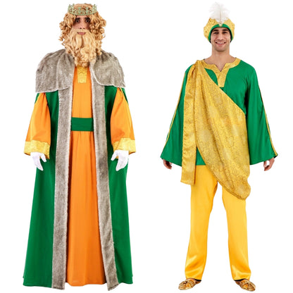 König Balthasar und Page Lux – Paar-Kostüme