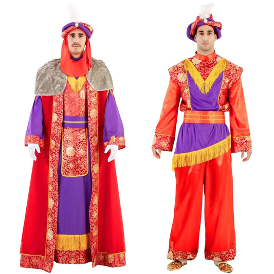 König Caspar und Page Lux – Paar-Kostüme
