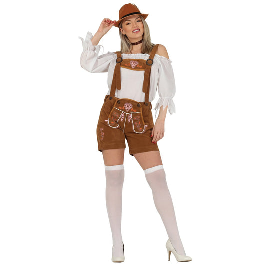 Braune Tiroler Pärchenkostüme