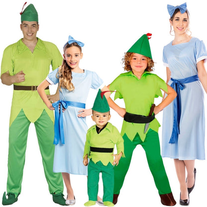 Peter Pan und Wendy Gruppenkostüme