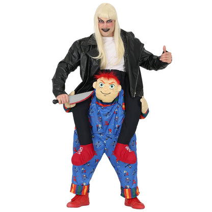 Chucky Huckepack-Kostüm für Erwachsene