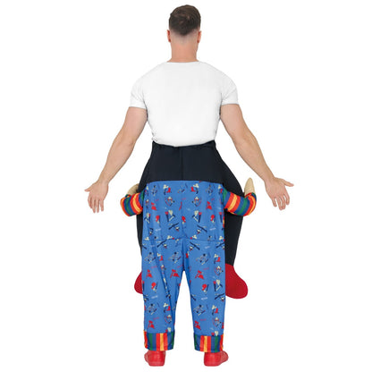 Chucky Huckepack-Kostüm für Erwachsene
