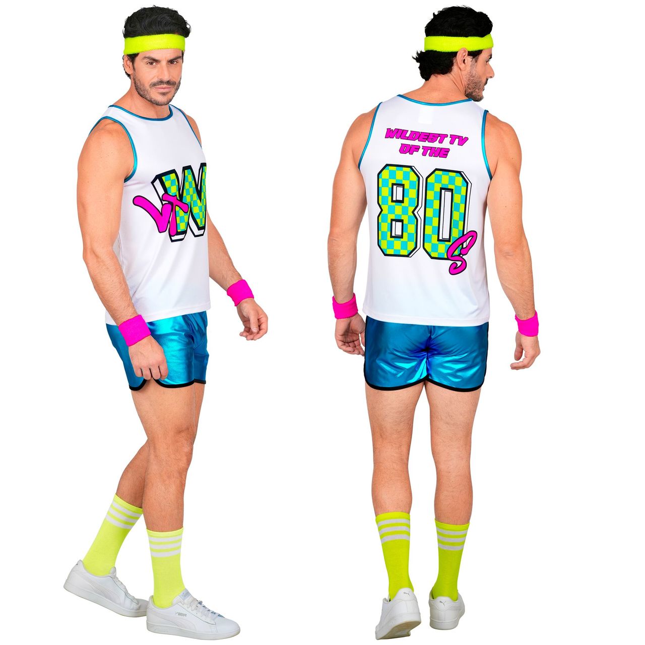 Aerobic-Kostüm der 80er-Jahre für Herren