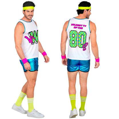 Aerobic-Kostüm der 80er-Jahre für Herren