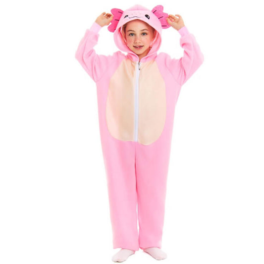 Axolotl Rosa Kostüm für Kinder