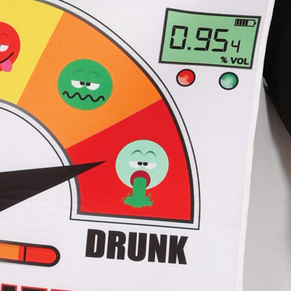Alkoholtester-Fun-Kostüm für Erwachsene