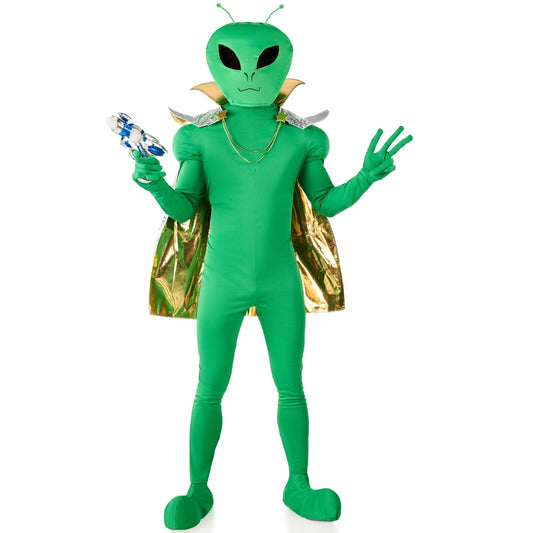 Außerirdisches Alien-Kostüm für Erwachsene
