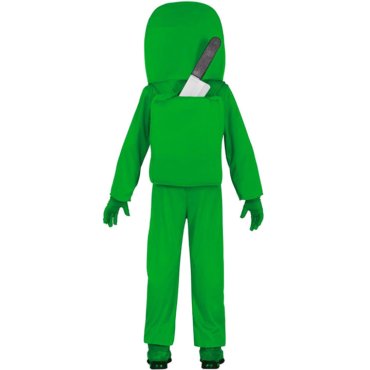 Among Us Space Kostüm Grün für Teenager