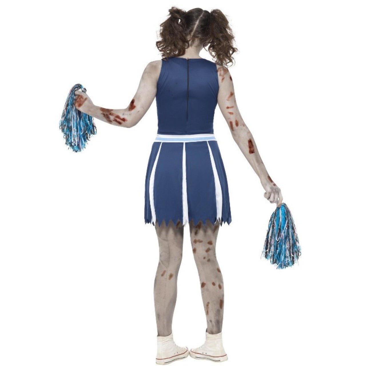 Zombie-Pom-Pom-Cheerleader-Kostüm für Damen