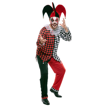 Lustiges Harlekin Kostüm für Herren