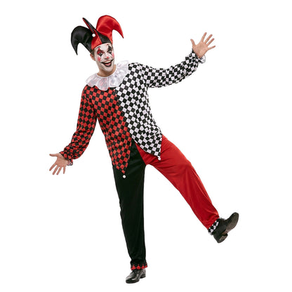 Lustiges Harlekin Kostüm für Herren