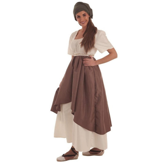 Bäuerliche Handwerkerin-Kostüm für Damen