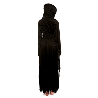 Schwarzes Scream-Mörderin-Kostüm für Damen