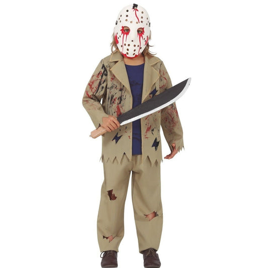 Jason Friday Killer Kostüm für Kinder