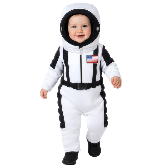 Astronauten Kostüm mit Helm für Babys