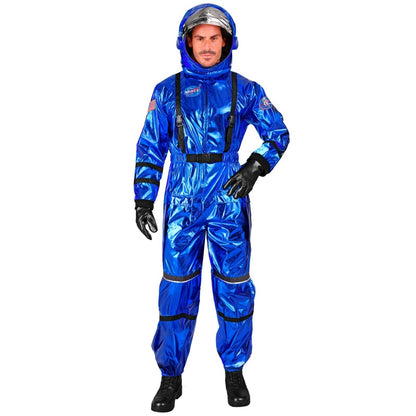 Astronaut Space Blau Kostüm für Herren