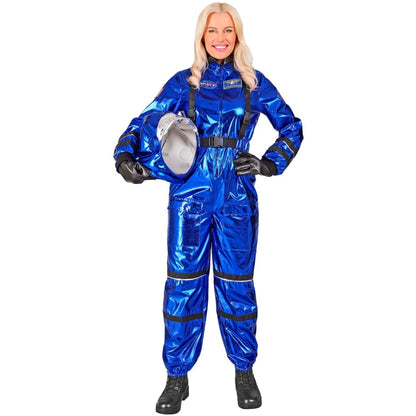 Astronautin Space Blau Kostüm für Damen