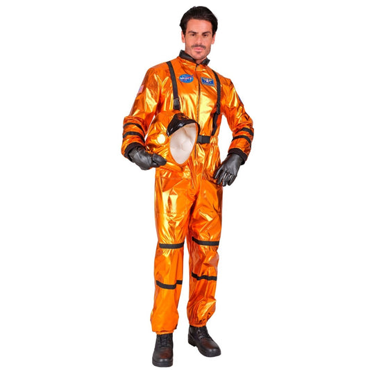 Astronaut Space Orange Kostüm für Herren