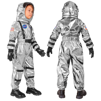 Astronaut Space Silber Kostüm für Kinder