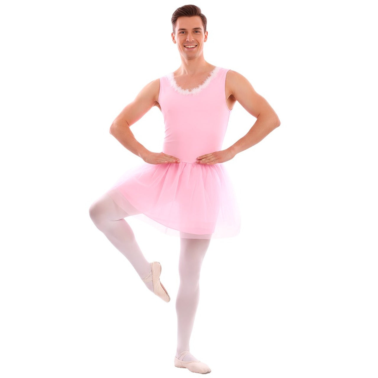 Rosa Ballerina-Kostüm für Erwachsene