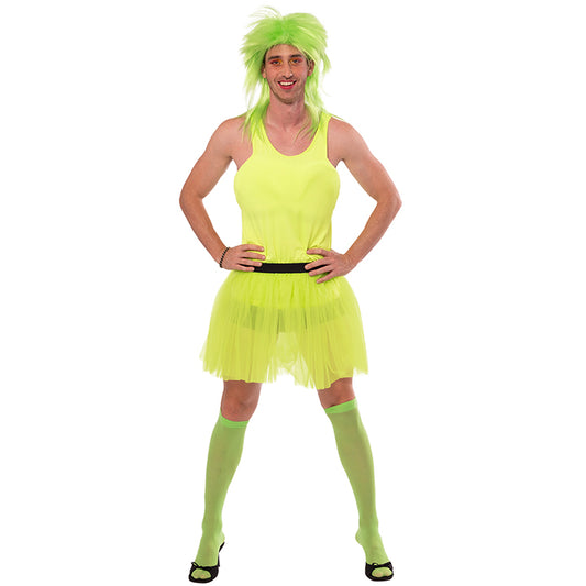 Grünes Ballerina-Kostüm für Herren