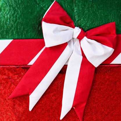 Weihnachtskugel-Kostüm mit Schleife für Kinder.