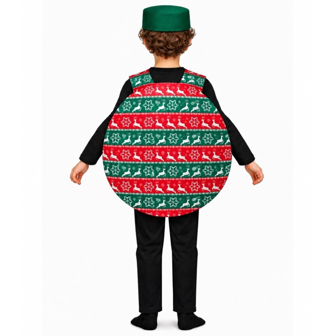 Rentier-Weihnachtskugel-Kostüm für Kinder