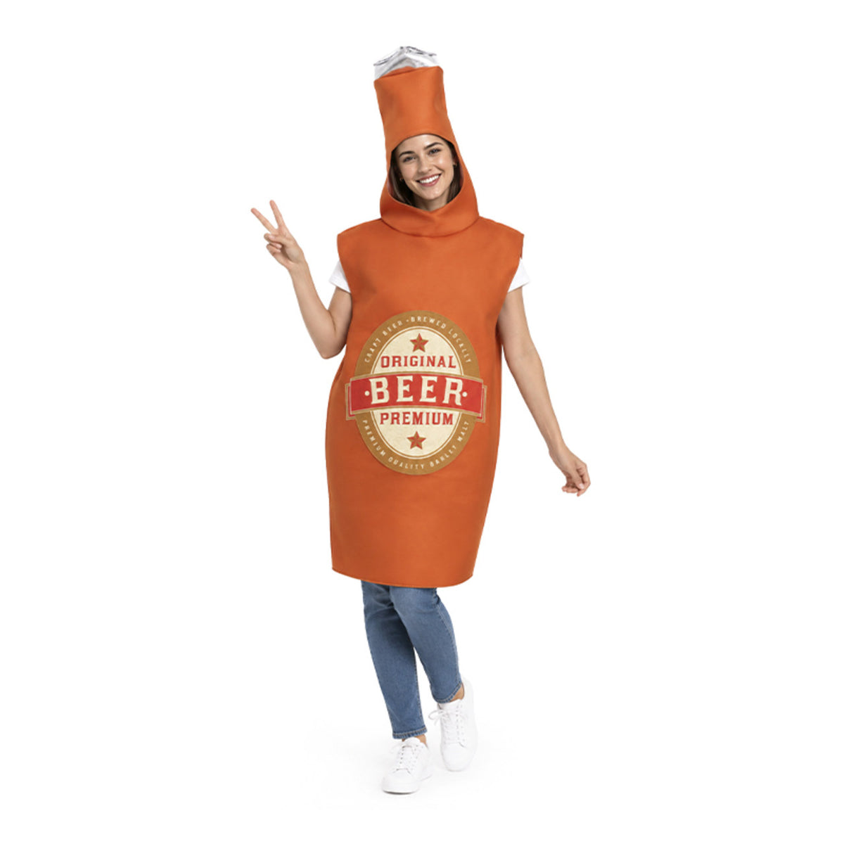 Bierflaschen-Kostüm Beer für Erwachsene