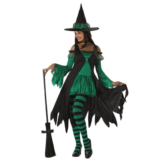 Grüne Hexe Esmeralda Kostüm für Damen
