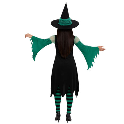 Grüne Hexe Esmeralda Kostüm für Damen
